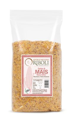 Farina di mais rosso antico mulino Riboli