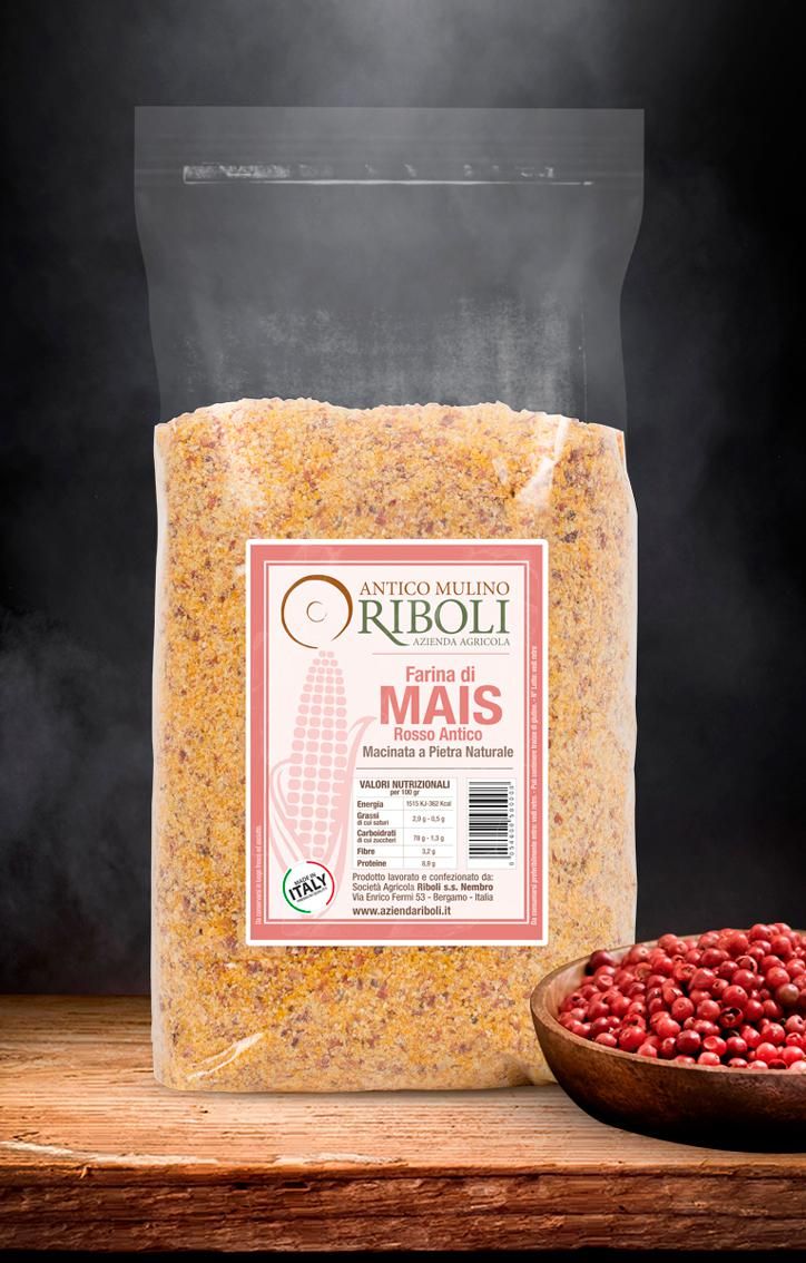 Farina di mais rosso antico