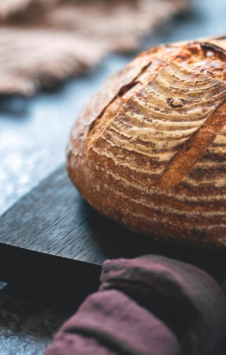 pane di farina di mais rosso antico